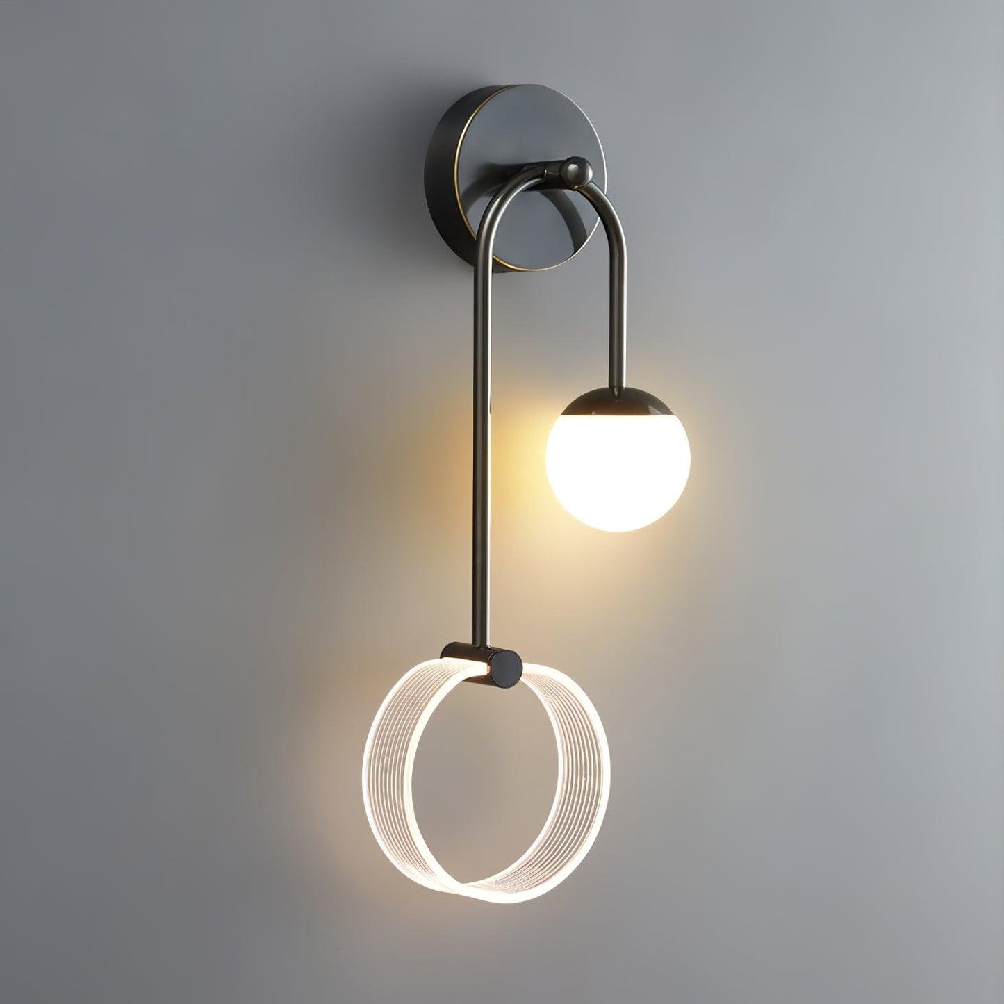 Ferra LED Wall Light | Brass, Acrylic, Aluminum | Set of 2