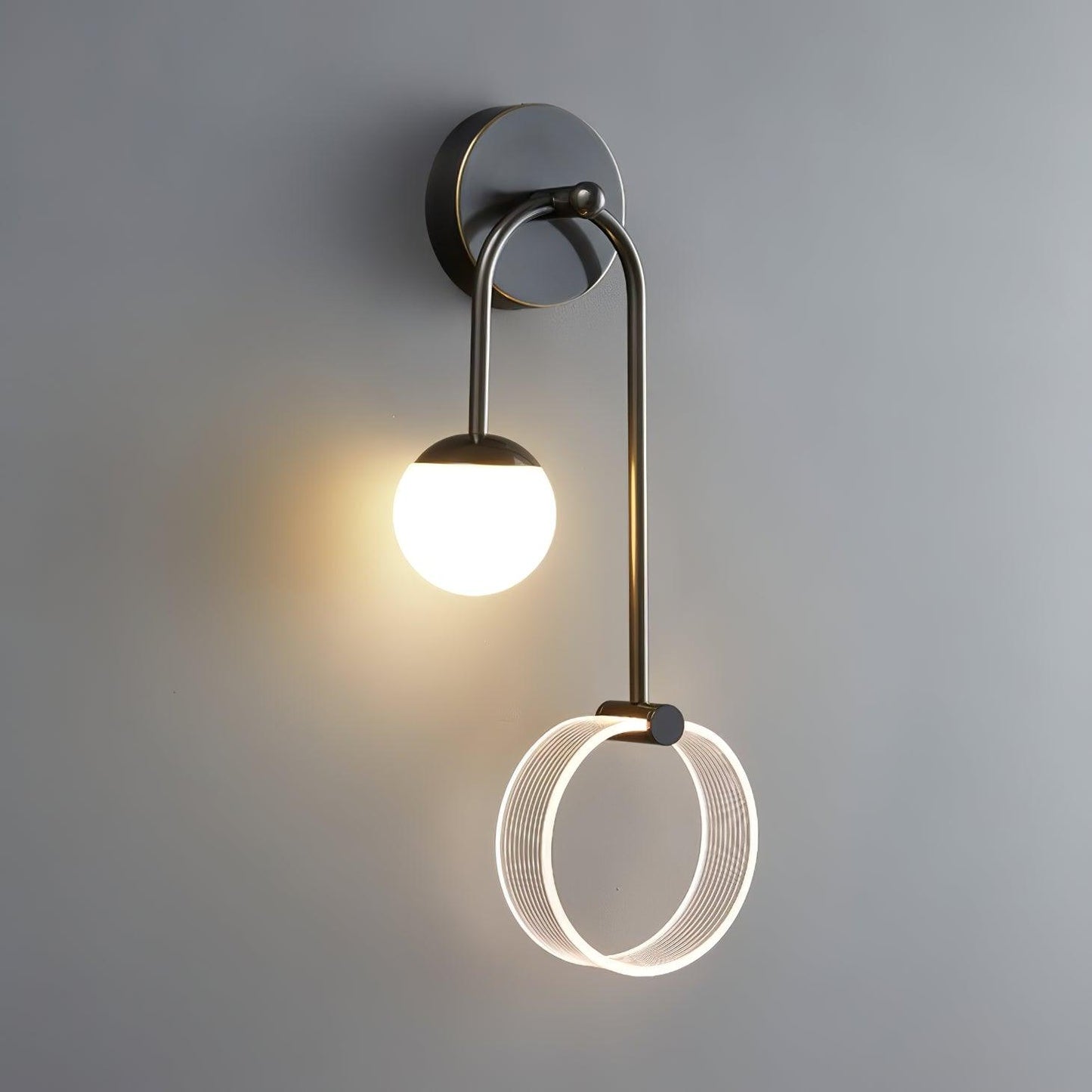 Ferra LED Wall Light | Brass, Acrylic, Aluminum | Set of 2