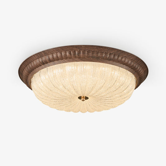 Ferrara Ceiling Light | Walnut Wood Grain | Acrylic