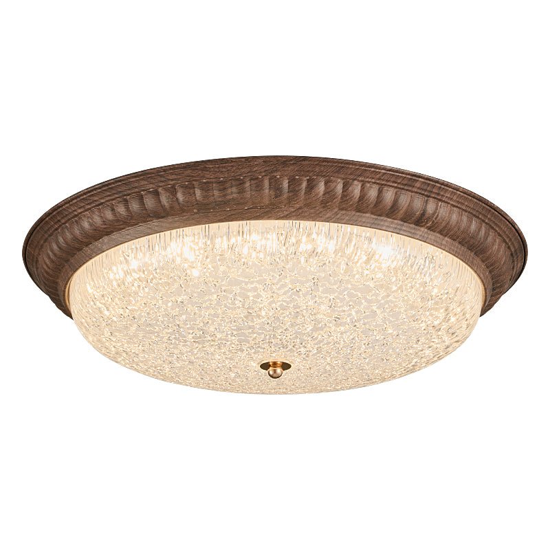Ferrara Ceiling Light | Walnut Wood Grain | Acrylic