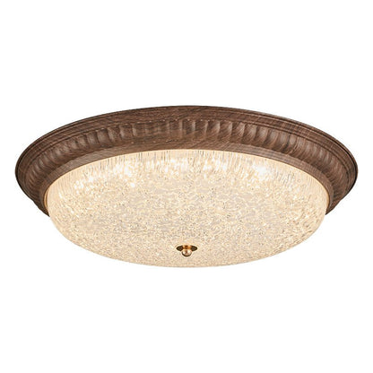 Ferrara Ceiling Light | Walnut Wood Grain | Acrylic