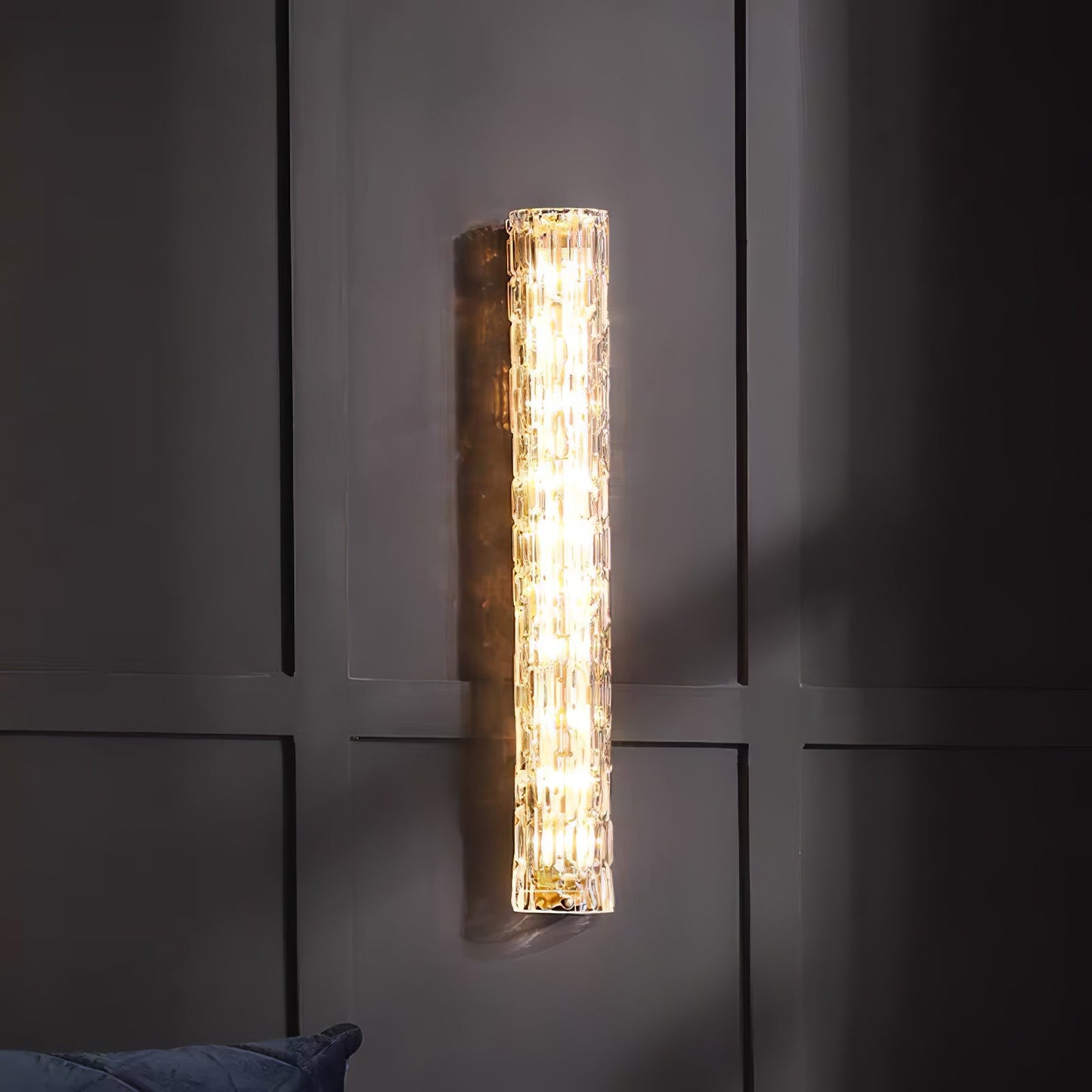 Fine Art Sconce | Glass Shade | Gold