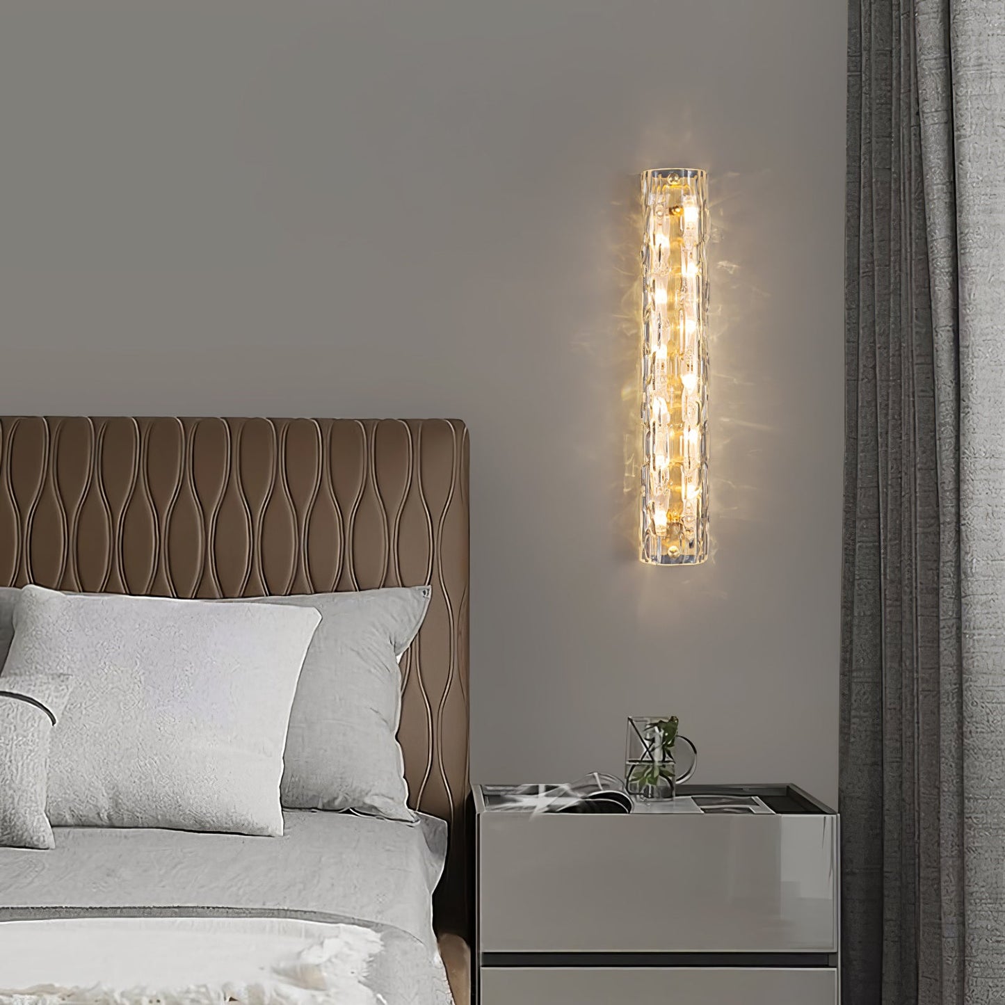 Fine Art Sconce | Glass Shade | Gold