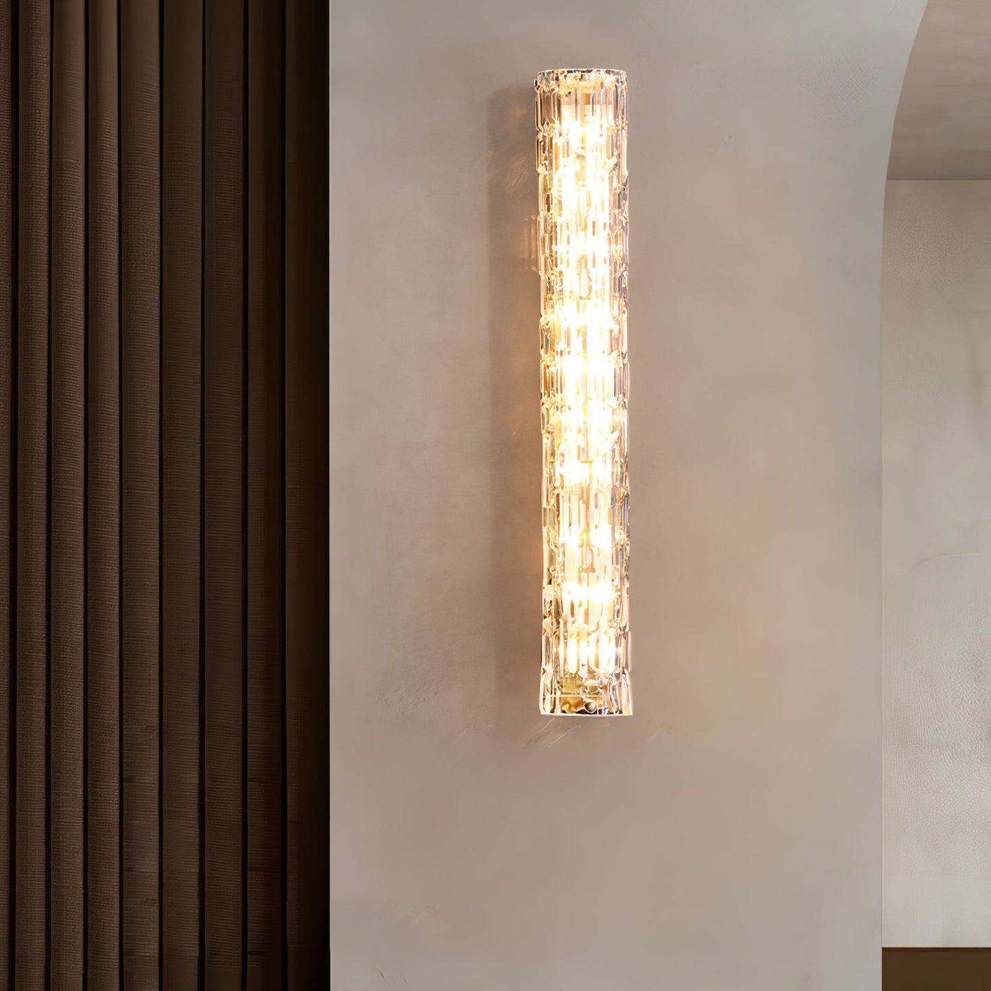 Fine Art Sconce | Glass Shade | Gold