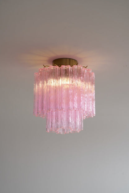 Fiora Ceiling Lamp | Murano Glass | Pink