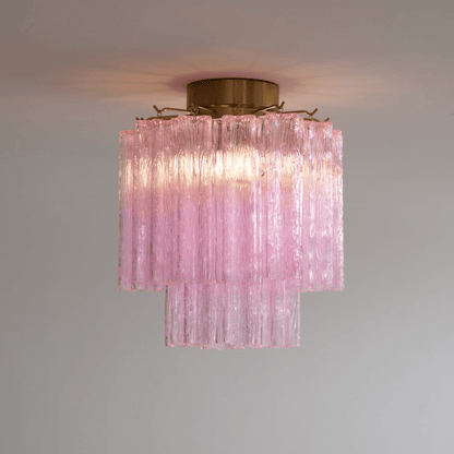 Fiora Ceiling Lamp | Murano Glass | Pink