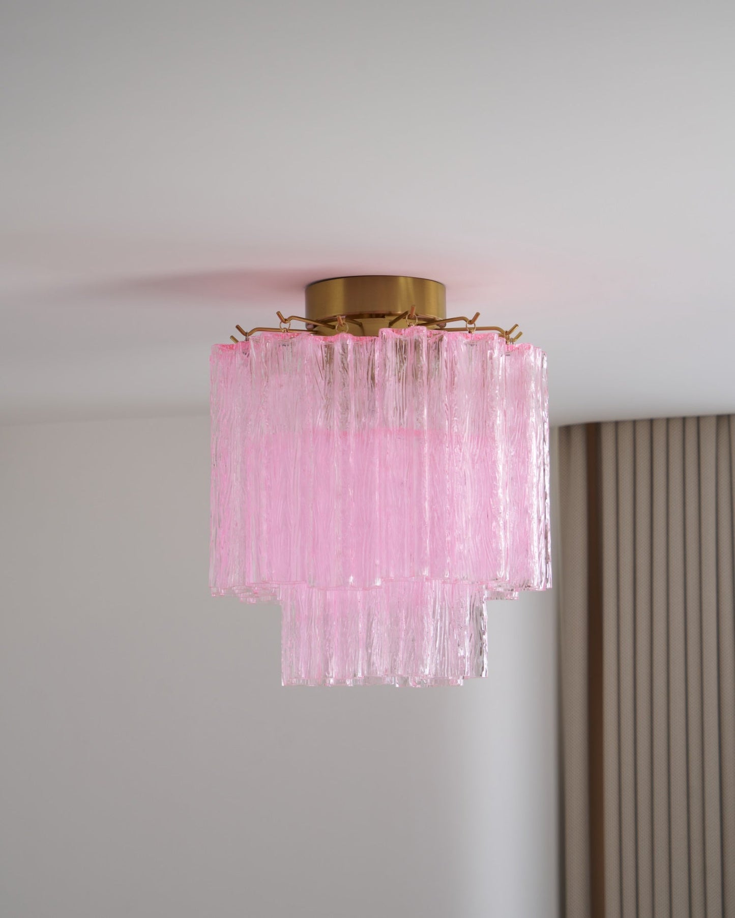 Fiora Ceiling Lamp | Murano Glass | Pink