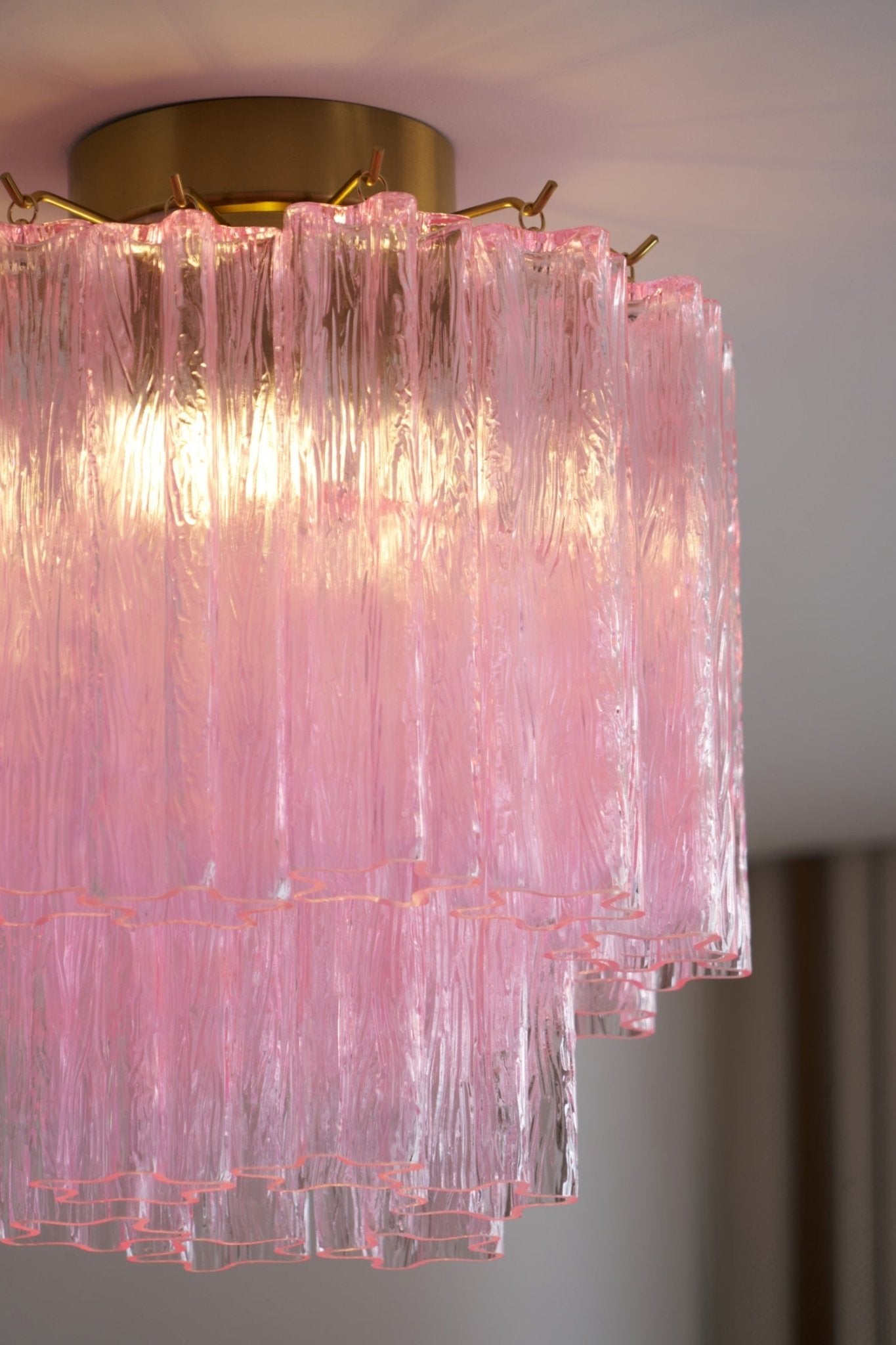 Fiora Ceiling Lamp | Murano Glass | Pink