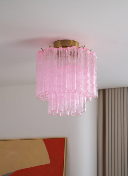 Fiora Ceiling Lamp | Murano Glass | Pink