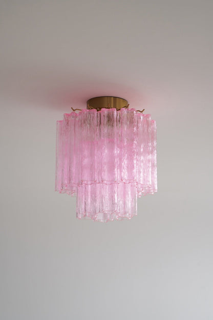 Fiora Ceiling Lamp | Murano Glass | Pink