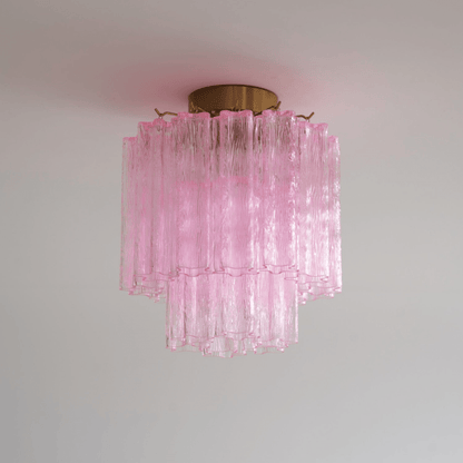 Fiora Ceiling Lamp | Murano Glass | Pink
