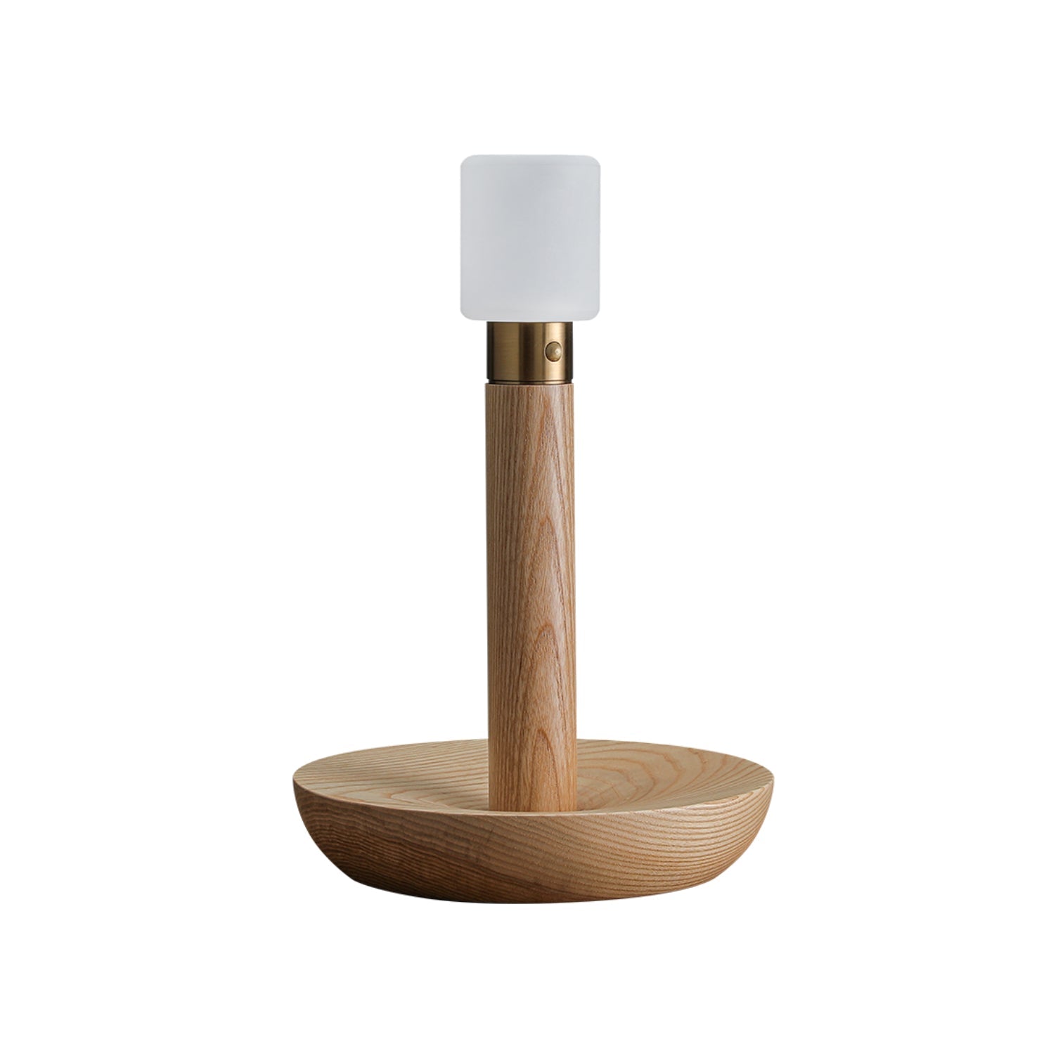 Fire Stick Table Lamp | Solid Wood | Black