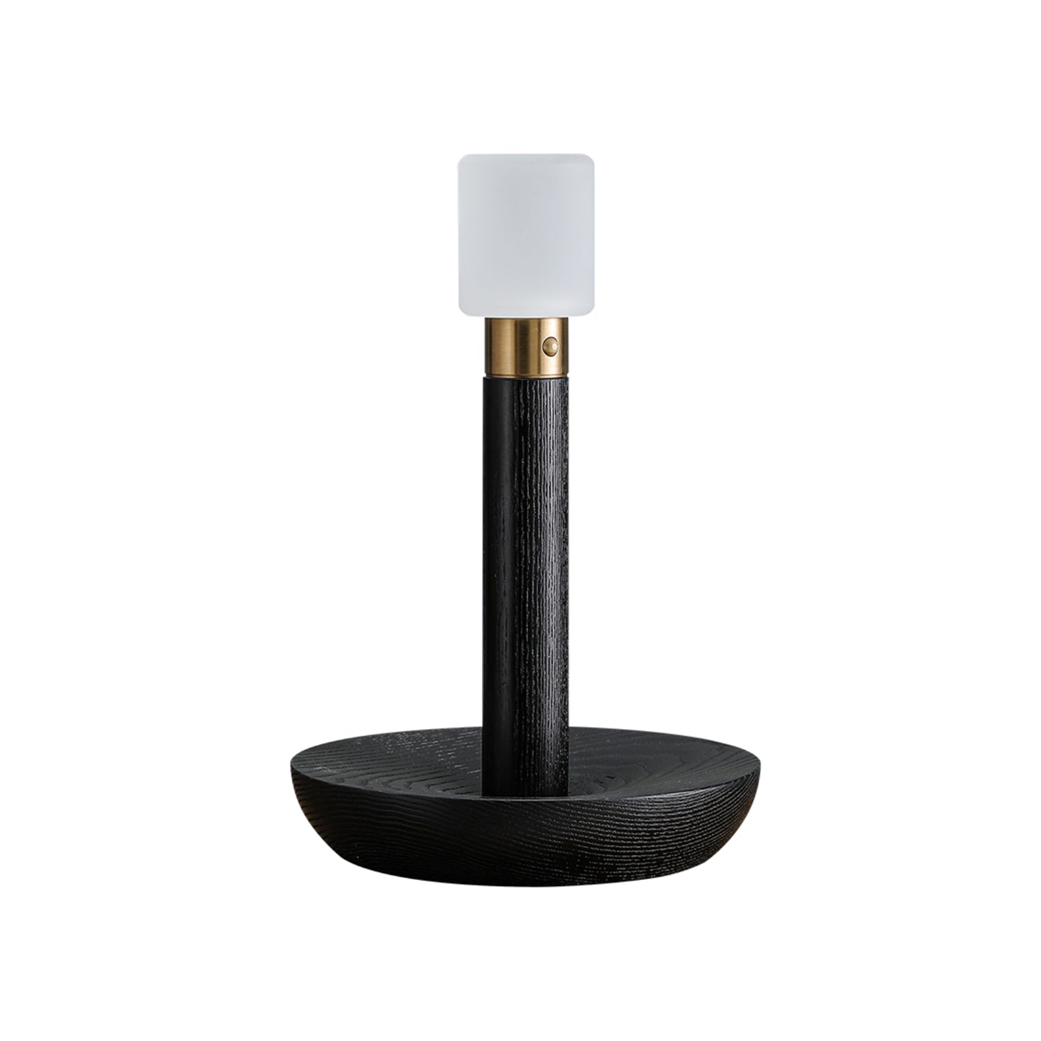 Fire Stick Table Lamp | Solid Wood | Black
