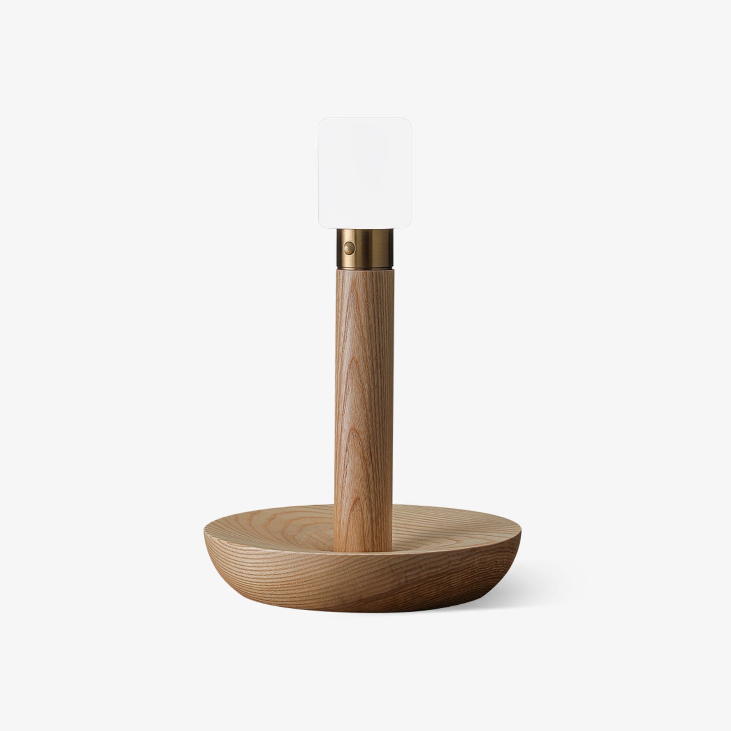 Fire Stick Table Lamp | Solid Wood | Black
