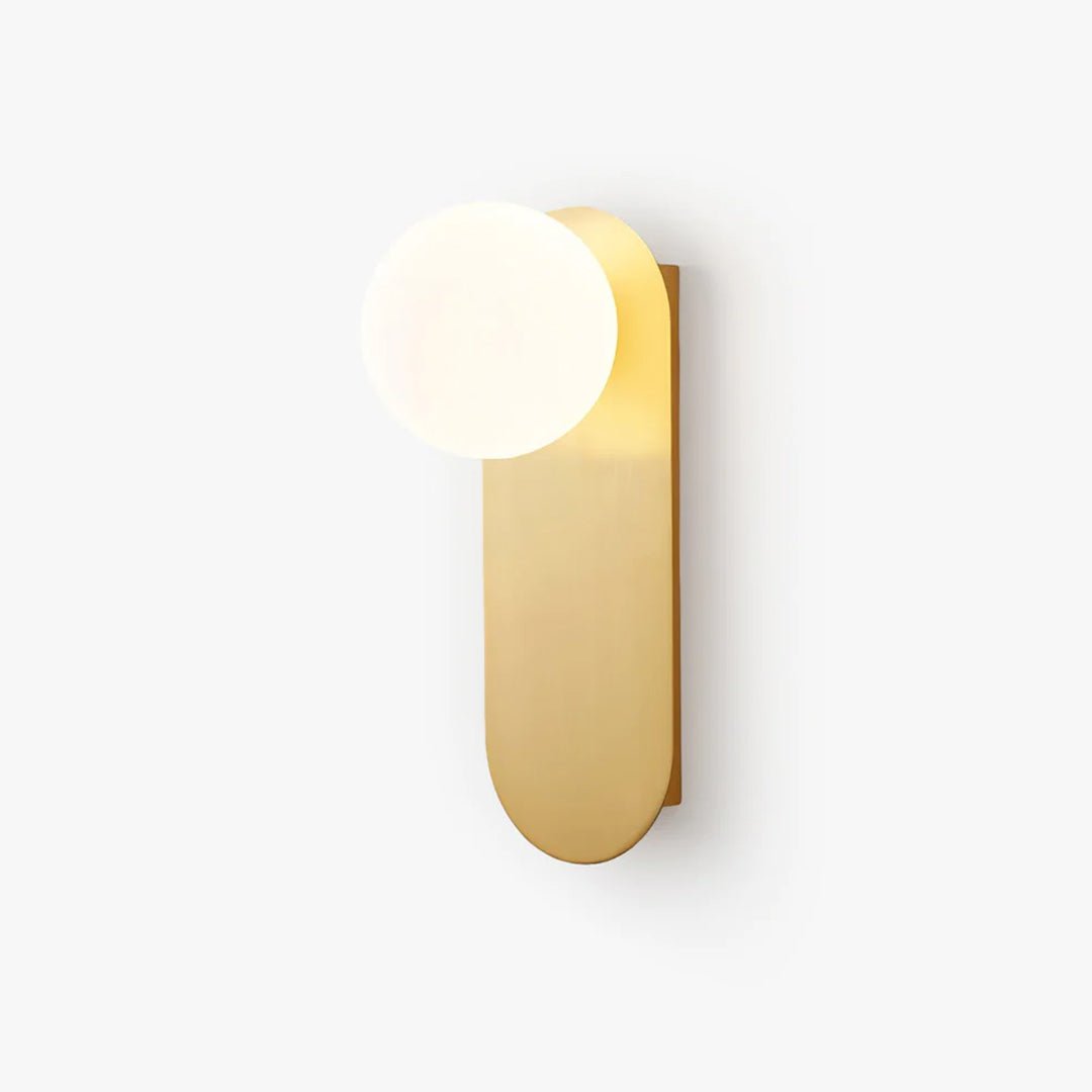 Globe Wall Sconce | Brass & Glass | Set of 2