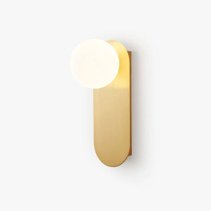 Globe Wall Sconce | Brass & Glass | Set of 2