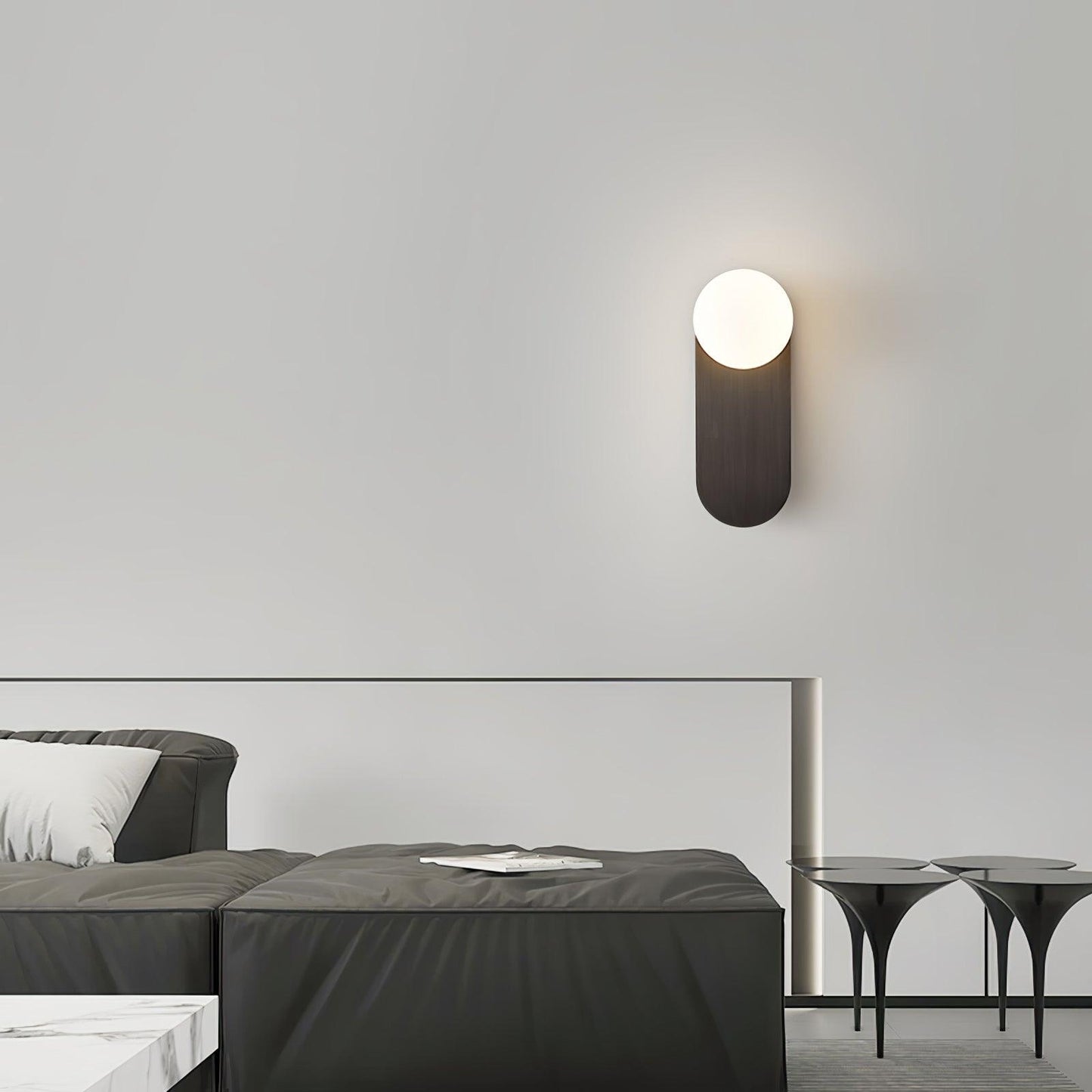 Globe Wall Sconce | Brass & Glass | Set of 2