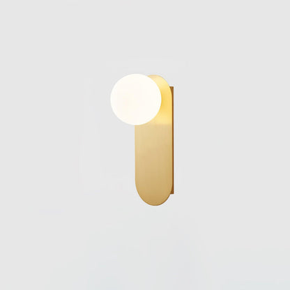 Globe Wall Sconce | Brass & Glass | Set of 2