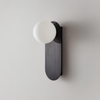 Globe Wall Sconce | Brass & Glass | Set of 2
