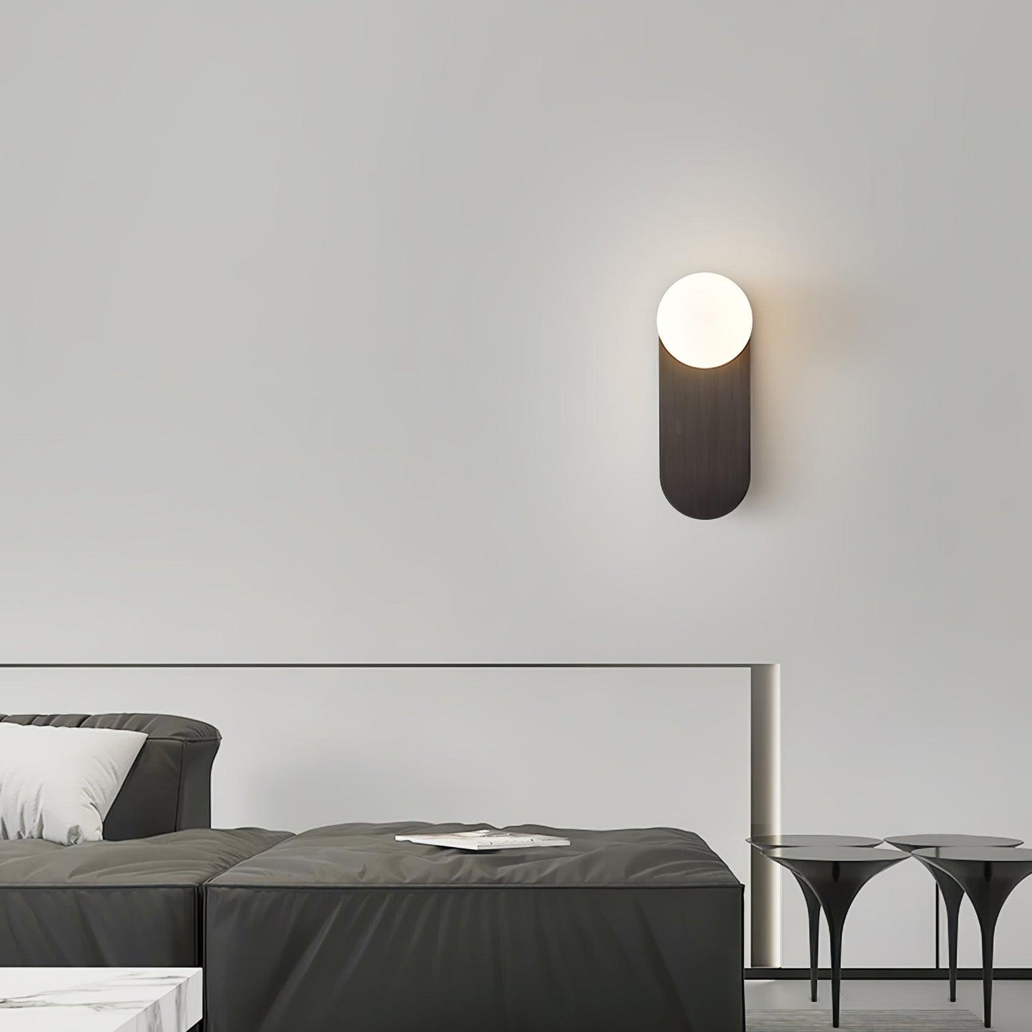 Globe Wall Sconce | Brass & Glass | Set of 2