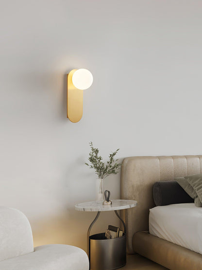 Globe Wall Sconce | Brass & Glass | Set of 2