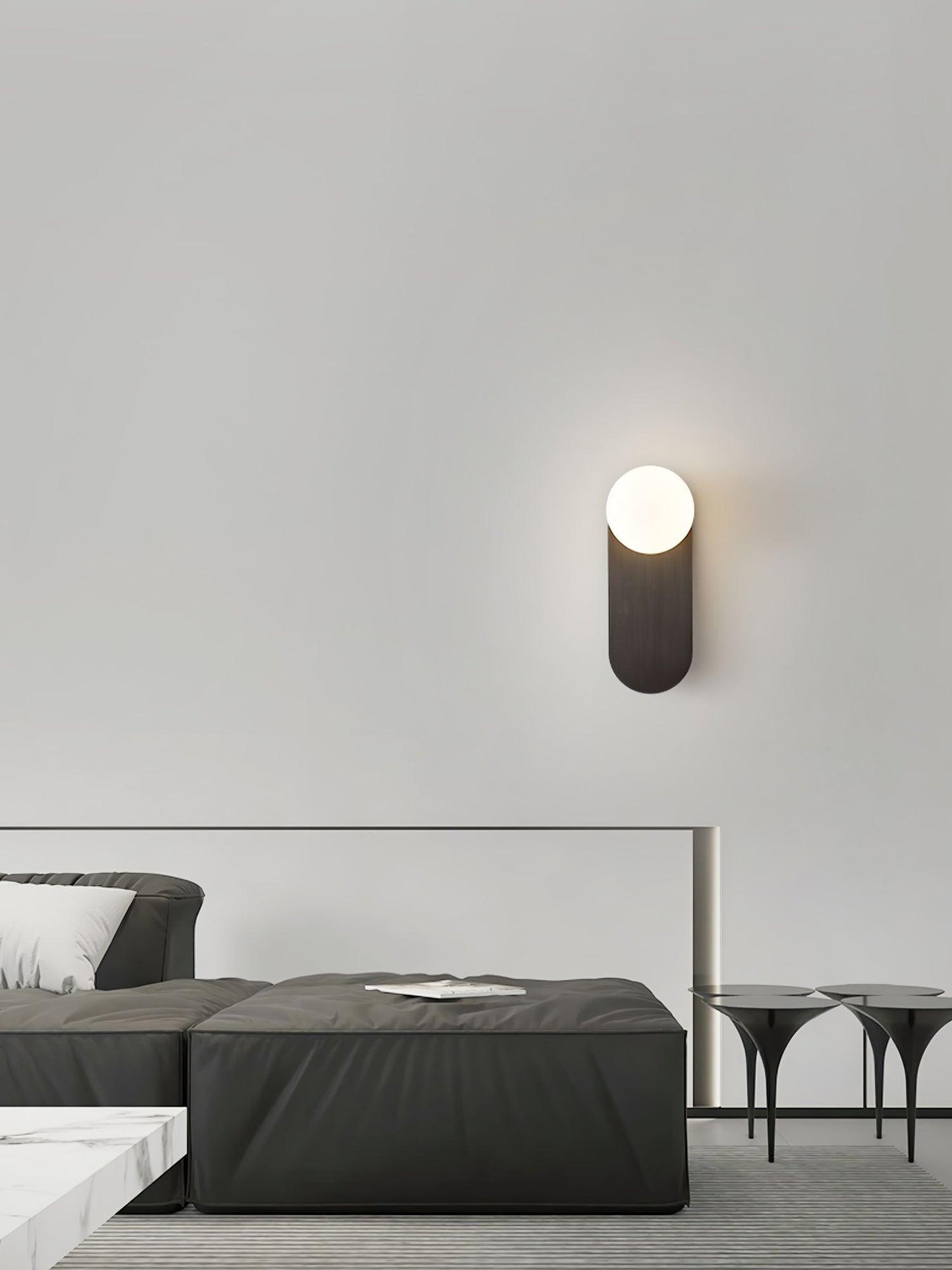 Globe Wall Sconce | Brass & Glass | Set of 2
