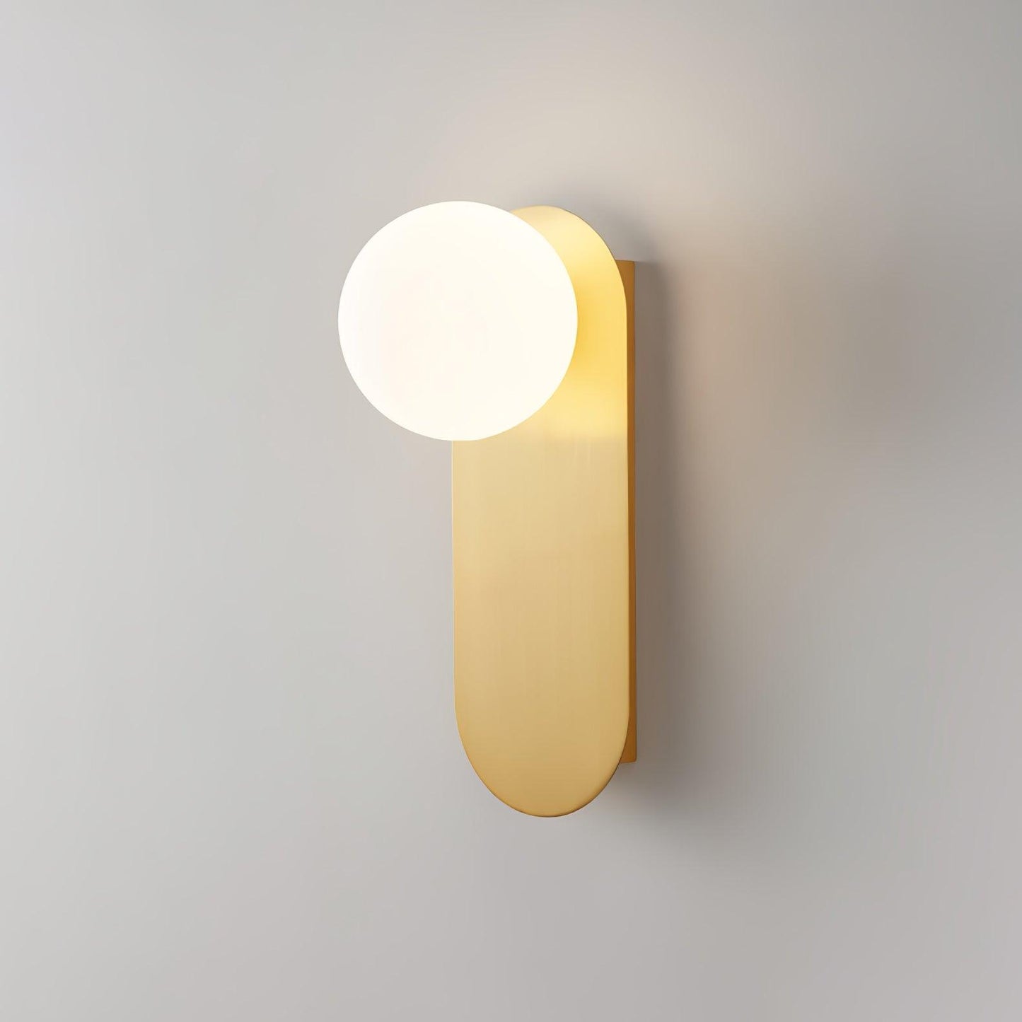 Globe Wall Sconce | Brass & Glass | Set of 2