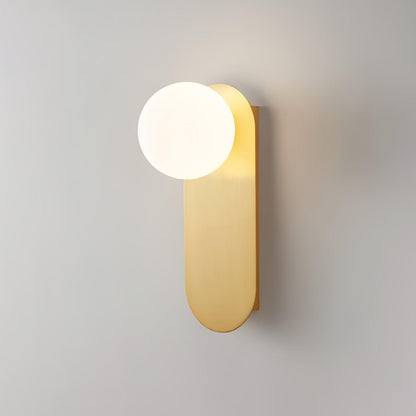 Globe Wall Sconce | Brass & Glass | Set of 2