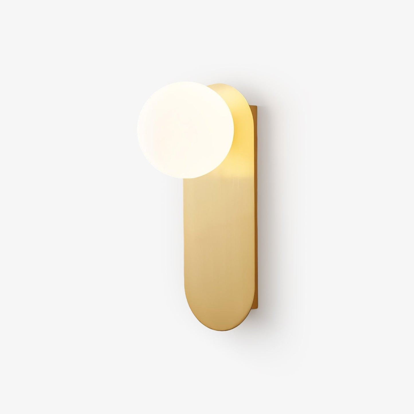 Globe Wall Sconce | Brass & Glass | Set of 2