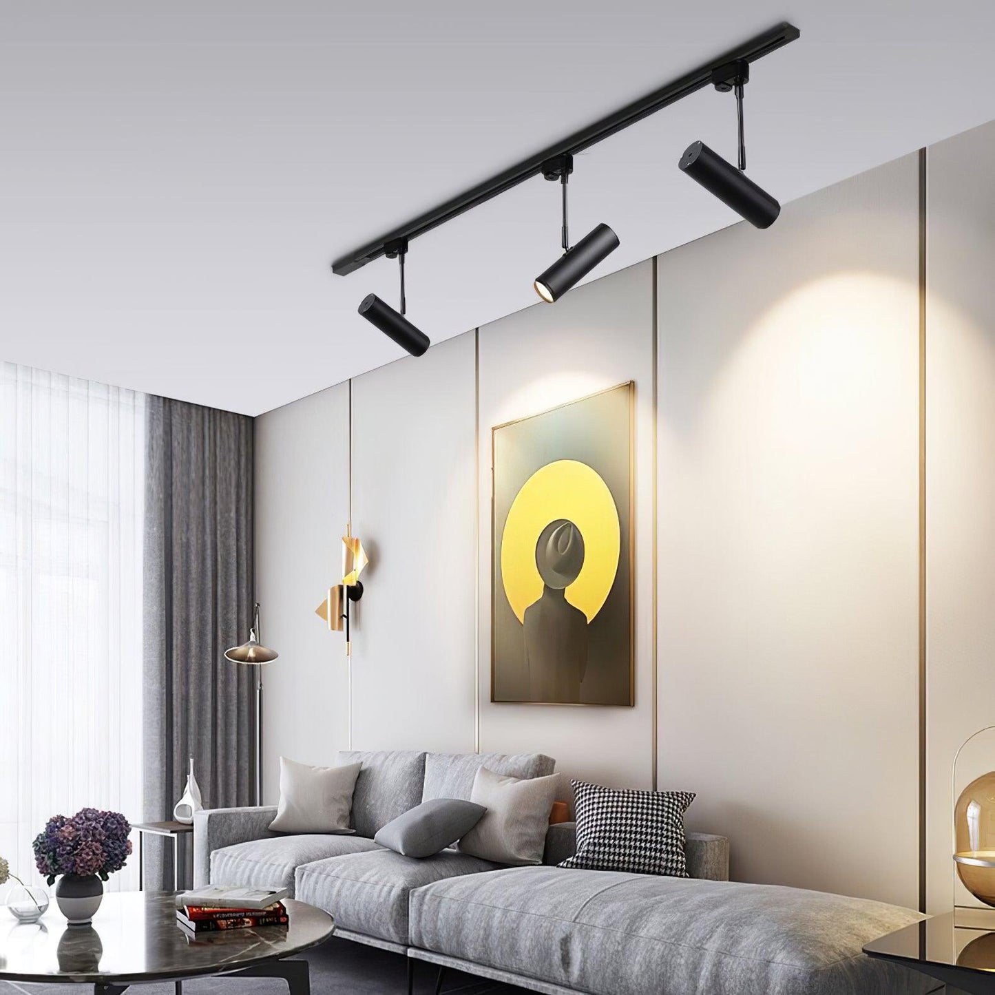 Flatspot Ceiling Light | Aluminum | Black or White