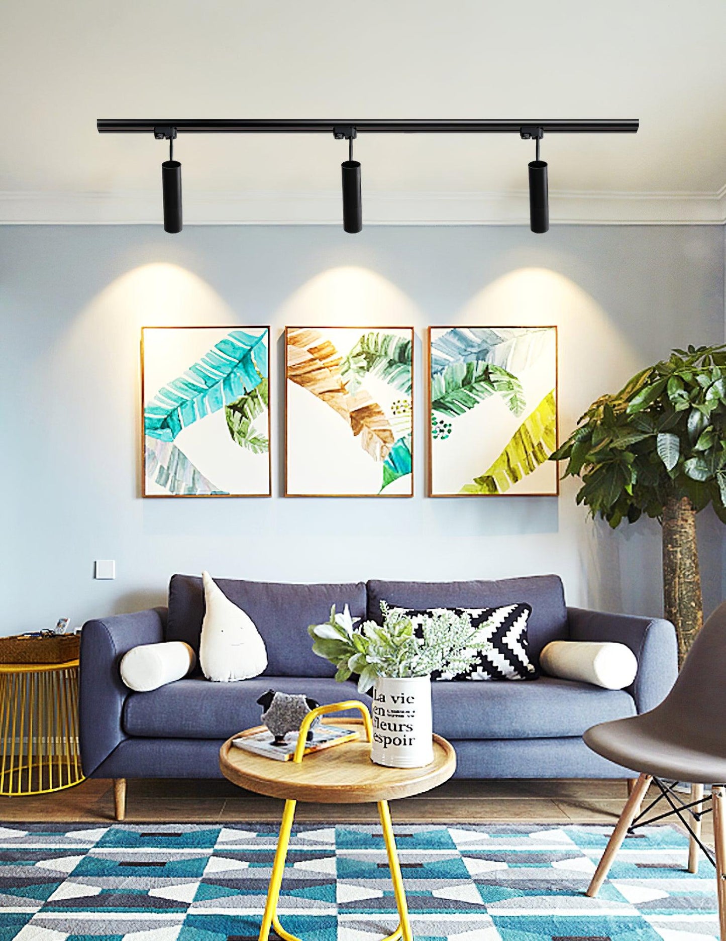 Flatspot Ceiling Light | Aluminum | Black or White