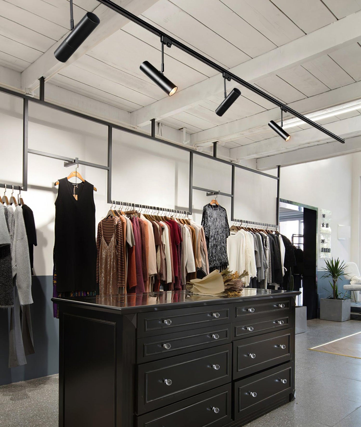 Flatspot Ceiling Light | Aluminum | Black or White