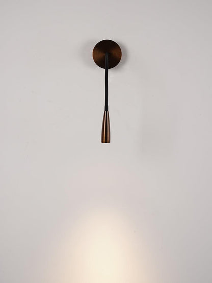 Flexi Hose Wall Light Sconce | Metal & Aluminum | Gold & Brushed Bronze | Set of 2