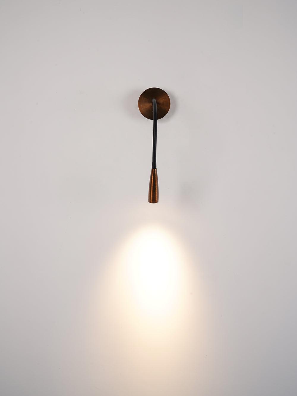 Flexi Hose Wall Light Sconce | Metal & Aluminum | Gold & Brushed Bronze | Set of 2