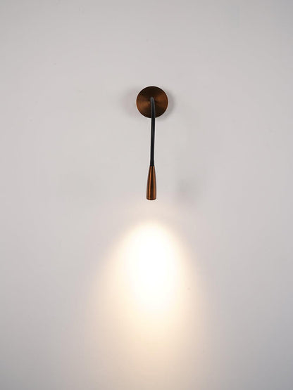 Flexi Hose Wall Light Sconce | Metal & Aluminum | Gold & Brushed Bronze | Set of 2