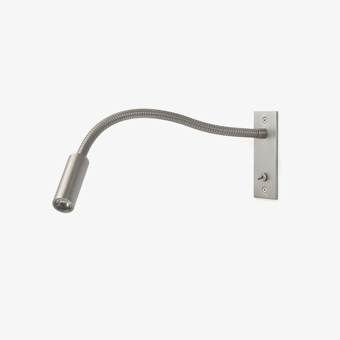 Gooseneck Wall Lamp | Metal | Black, Brushed Bronze, Sand Nickel