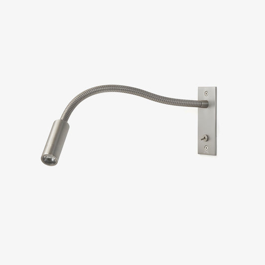 Gooseneck Wall Lamp | Metal | Black, Brushed Bronze, Sand Nickel