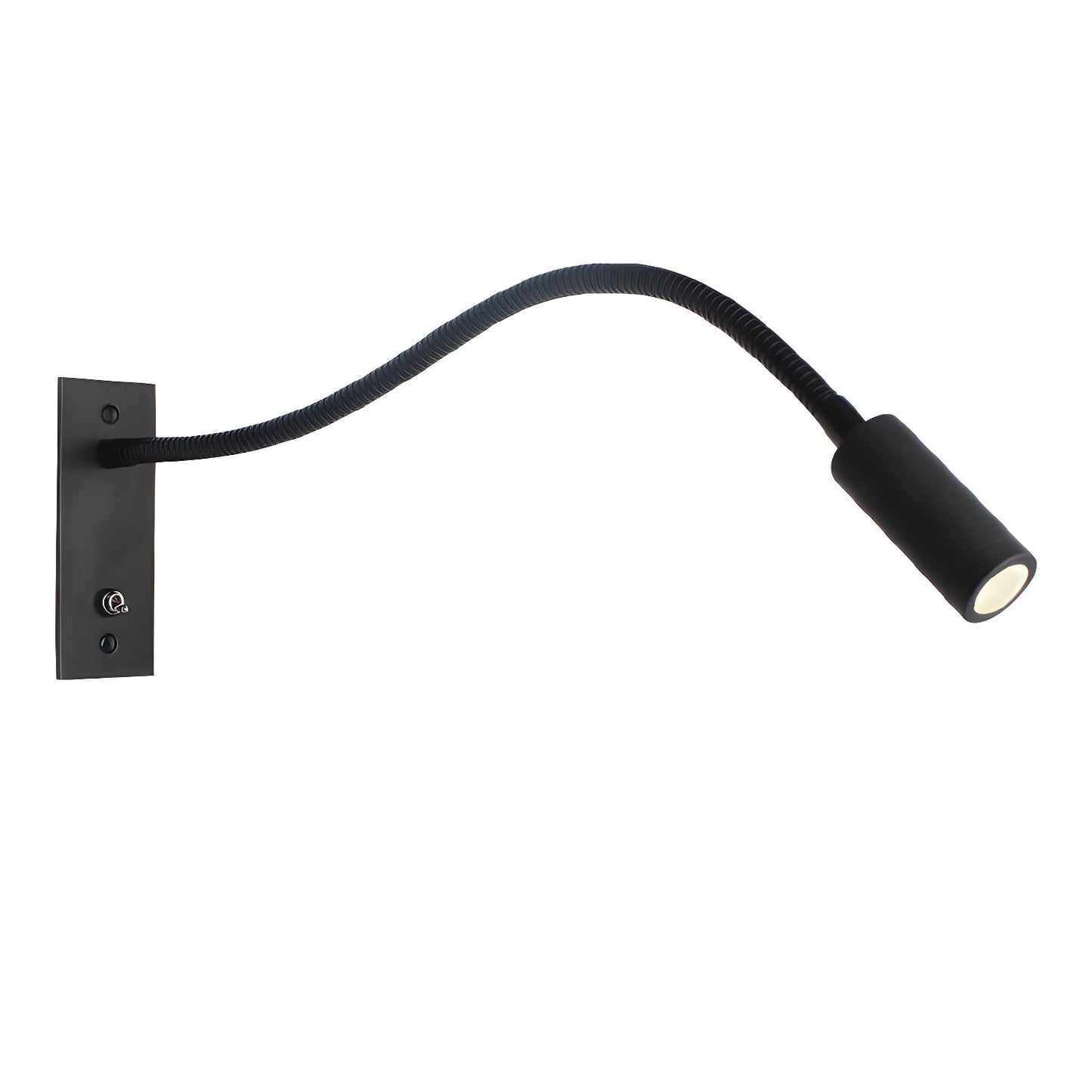 Gooseneck Wall Lamp | Metal | Black, Brushed Bronze, Sand Nickel