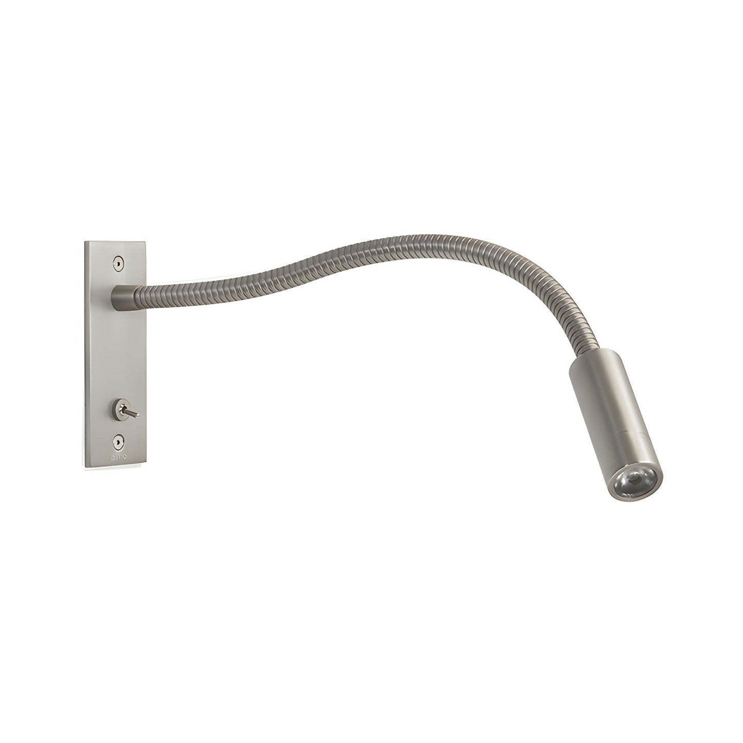 Gooseneck Wall Lamp | Metal | Black, Brushed Bronze, Sand Nickel