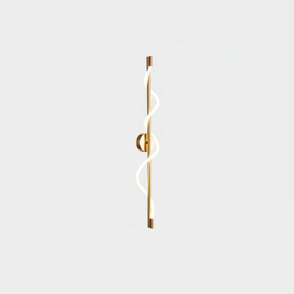 Flexible Linear Curve Wall Lamp | Silicone & Metal | Set of 2