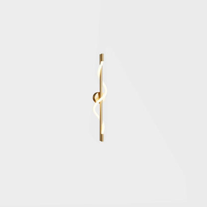 Flexible Linear Curve Wall Lamp | Silicone & Metal | Set of 2