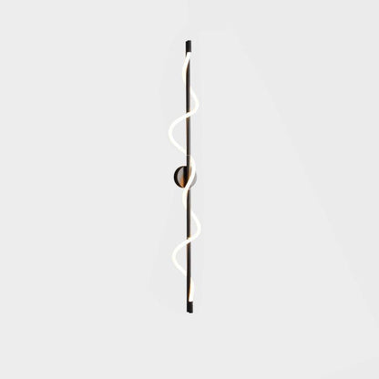Flexible Linear Curve Wall Lamp | Silicone & Metal | Set of 2