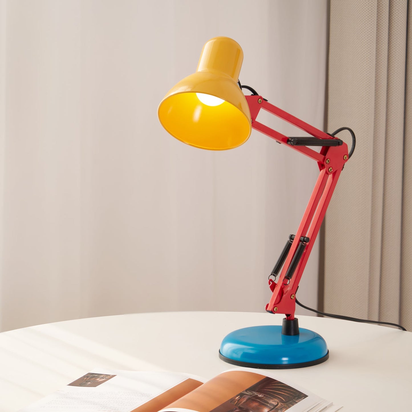 Flexi Bright Table Lamp | Metal | Blue, Red, Yellow