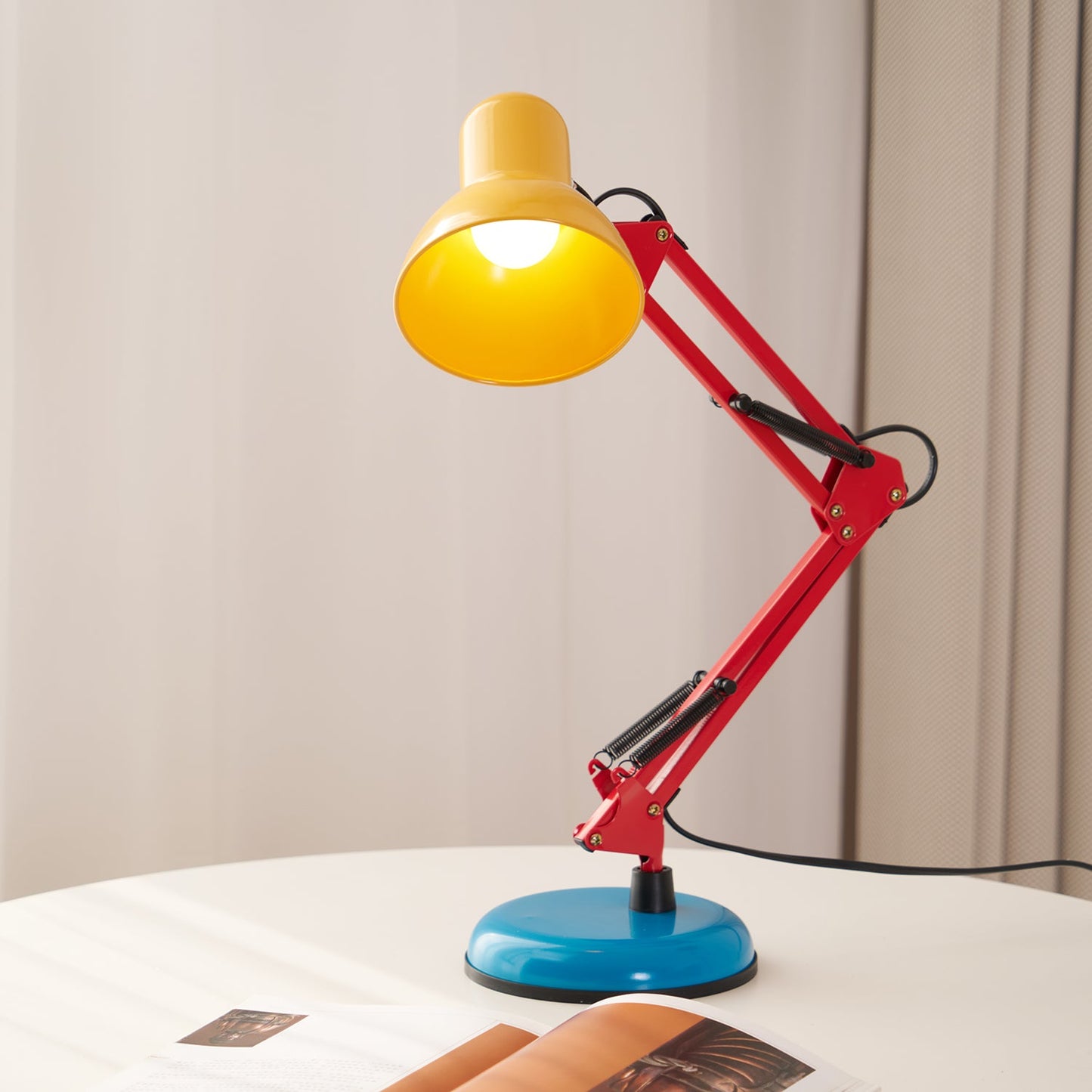 Flexi Bright Table Lamp | Metal | Blue, Red, Yellow