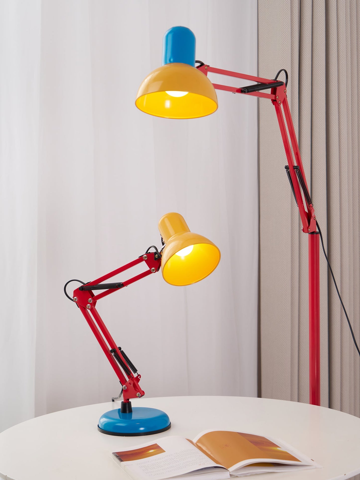 Flexi Bright Table Lamp | Metal | Blue, Red, Yellow