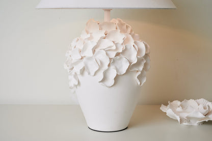 Florae Table Lamp | Ceramic Base | White