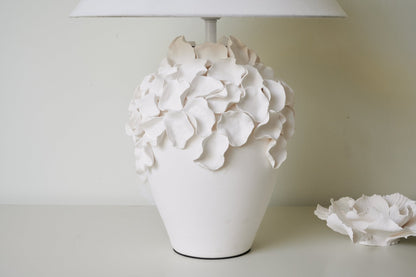 Florae Table Lamp | Ceramic Base | White