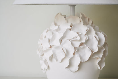 Florae Table Lamp | Ceramic Base | White