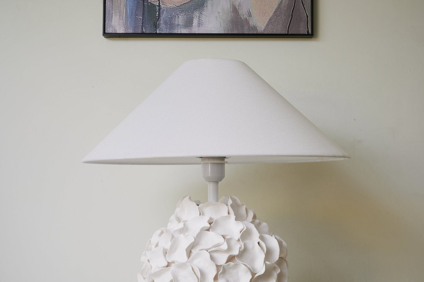 Florae Table Lamp | Ceramic Base | White