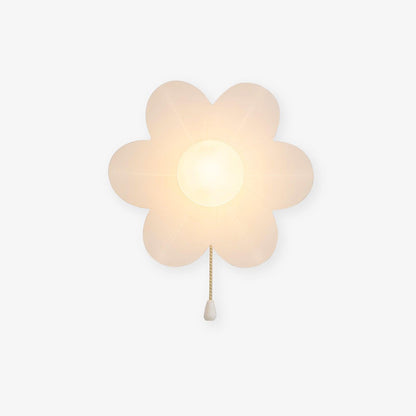Flowers Wall Lamp | Resin & PC | White